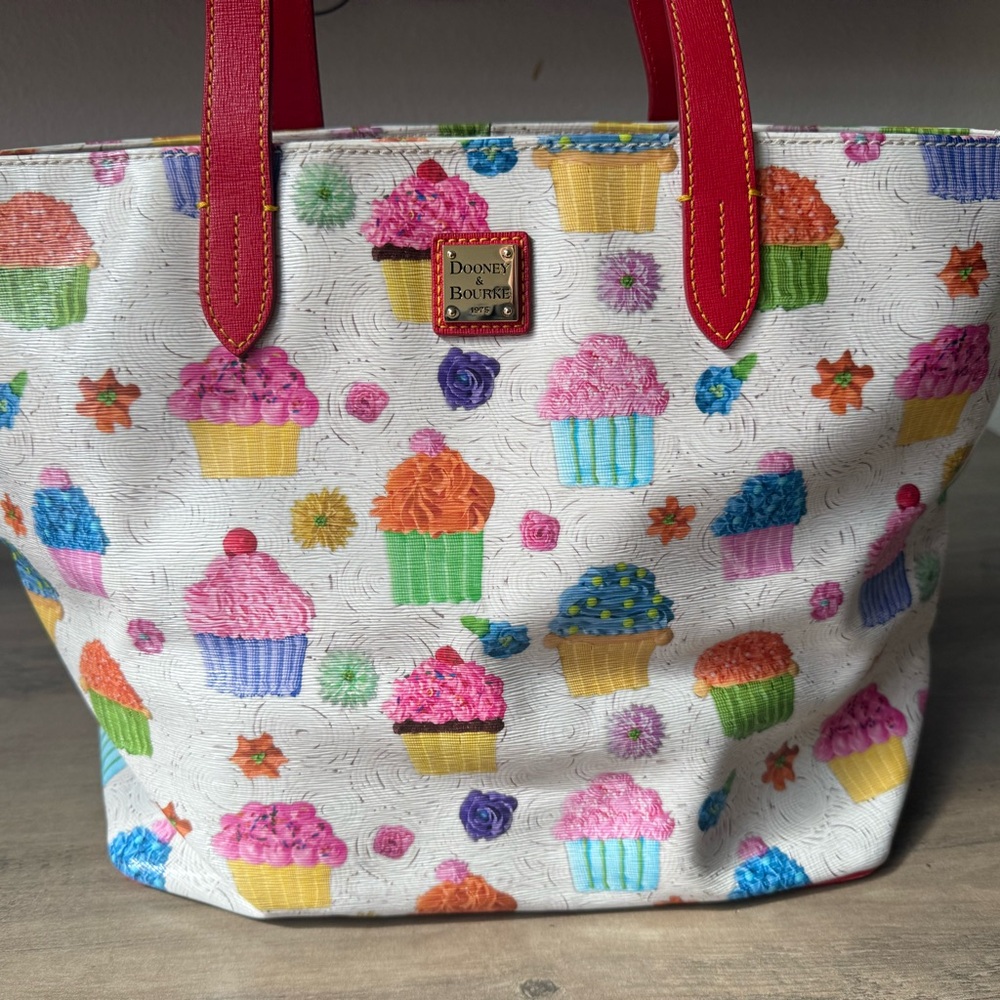 Dooney & Bourke Colorful Cupcake Tote Bag
